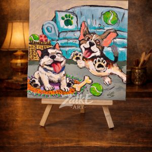 Joyful Companions: A Playful Bond | 1BPC1D-0004