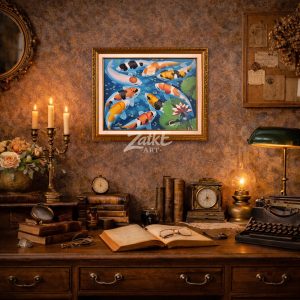 Harmony of Prosperity: The Dance of Koi | 3OEC1K-0001