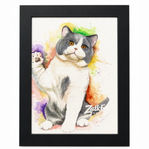 Playful Grace: A Colorful Moment of Charm | 1BPC2C-0034