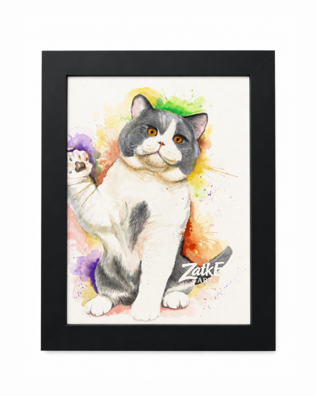 Playful Grace: A Colorful Moment of Charm | 1BPC2C-0034